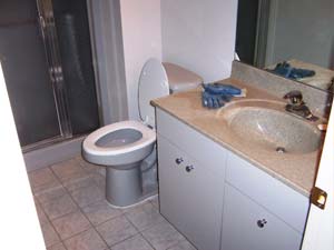 Before Image of Bathroom Reconstruction
